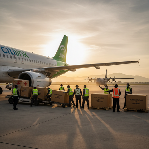 Citilink, Airbus A320, dan Sinergi BUMN: Misi Kemanusiaan di Destinasi Sumatra